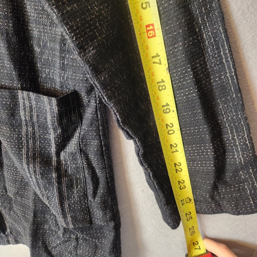 Eileen Fisher Project Dress And Jacket Set Size Medium Black Textured Weave - Picture 11 of 14